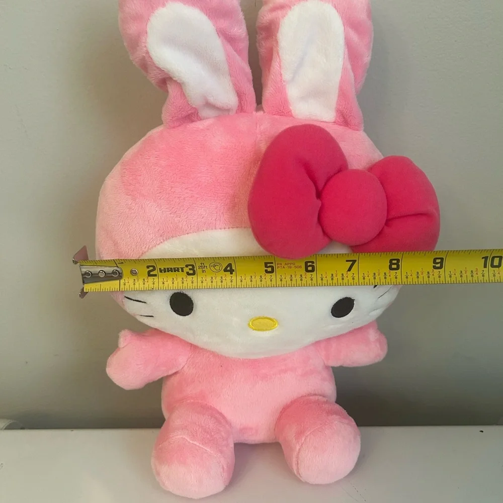 Sanrio Hello Kitty Plush Pink Bunny Rabbit Stuffed Animal‎ SK Japan 8”